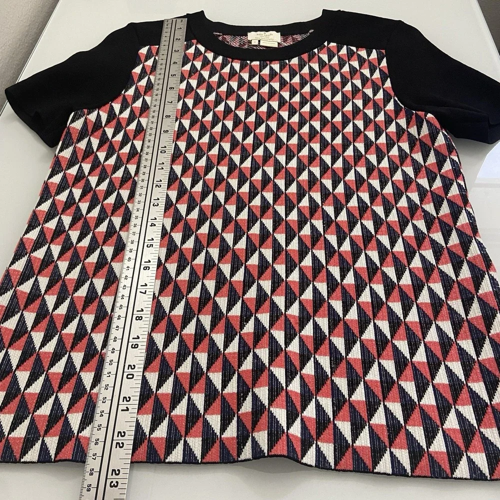 Kate Spade Women's Flying Kites Pencil Skirt & Top Knit Geometric Set Size Small
